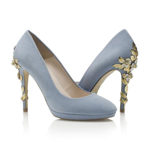 Powder blue shoes heels hotsell