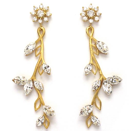 Foxglove Bridal Earrings