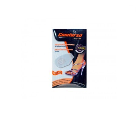 SILICONE EXTRA-THIN MINI-INSOLES WITH FABRIC COVER AND ANTI-SLIP ZONE